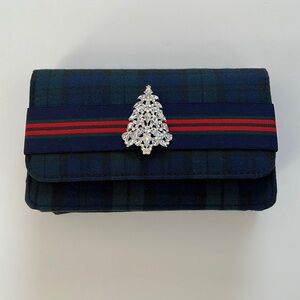 Luau Lerch Holiday Plaid Clutch / Crossbody